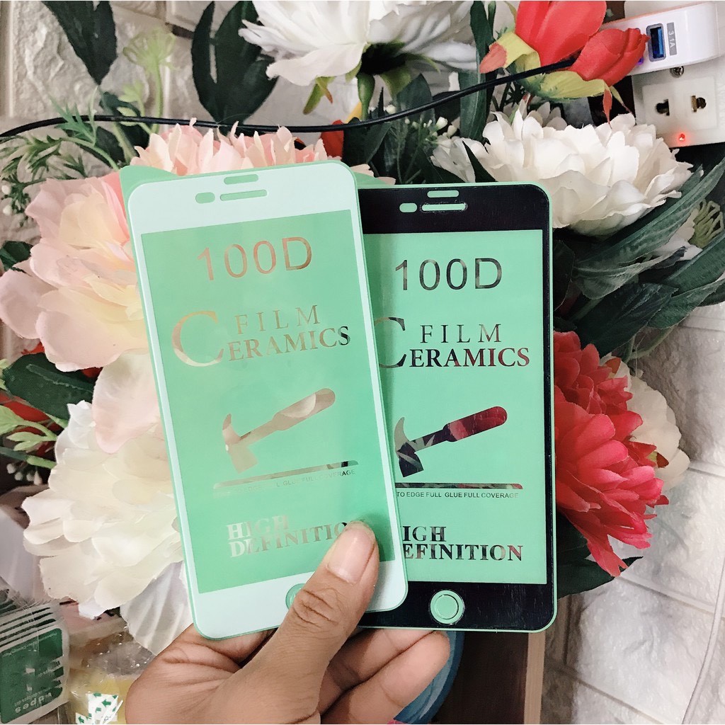 Cường Lực Dẻo Điện Thoại 100D🌵 Kính Cường Lực iPhone Dẻo Chống Vỡ - Cường Lực iPhone Full Màn