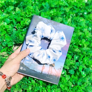 Dây buộc tóc, cột tóc scrunchies hoa quả dễ thương