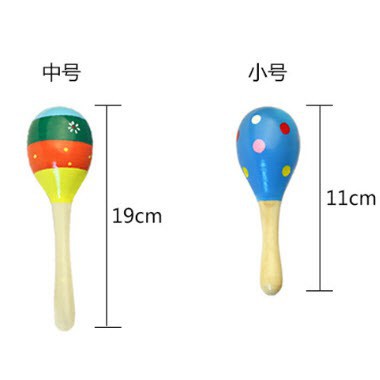 Đồ Chơi Búa Cát Maracas Bằng Gỗ Cho Bé