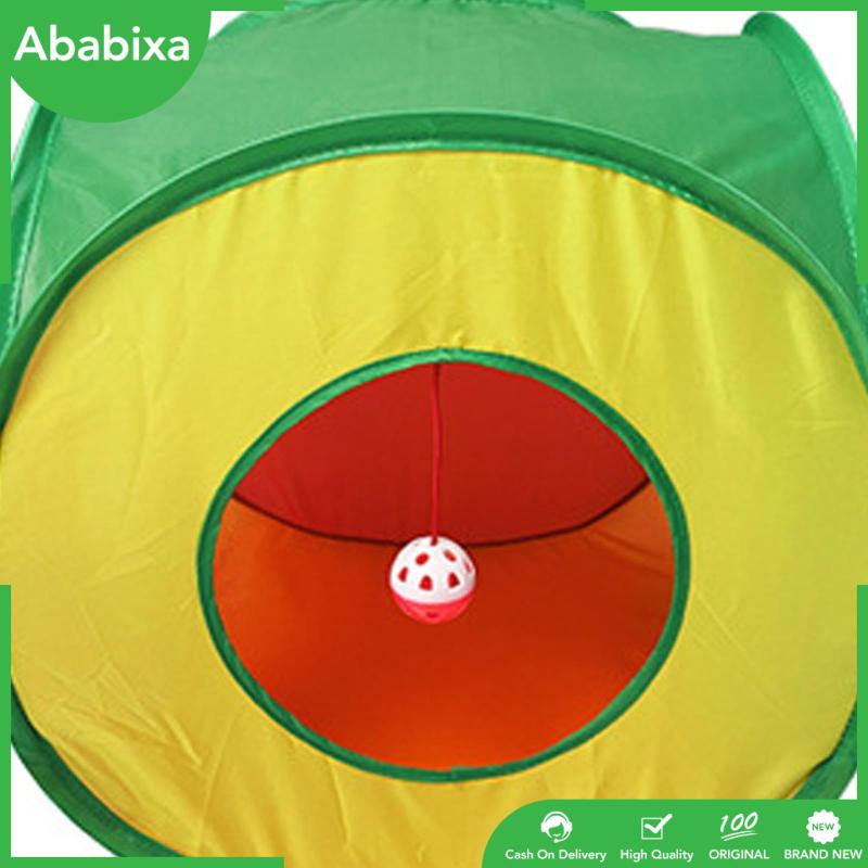 [Ababixa] Đồ Chơi Đường Hầm Chui Linh Hoạt Có Thể Gập Lại Kèm Bóng Tương Tác Cho Mèo