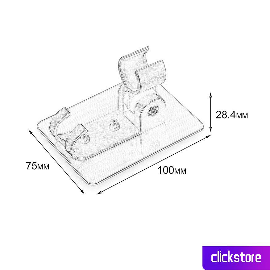 Giá Đỡ Vòi Sen 90 Độ Bằng Nhôm