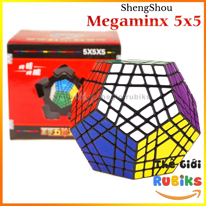 Rubik Megaminx 5x5 ShengShou Gigaminx 5x5x5 Biến Thể 12 Mặt 5 Tầng Rubic