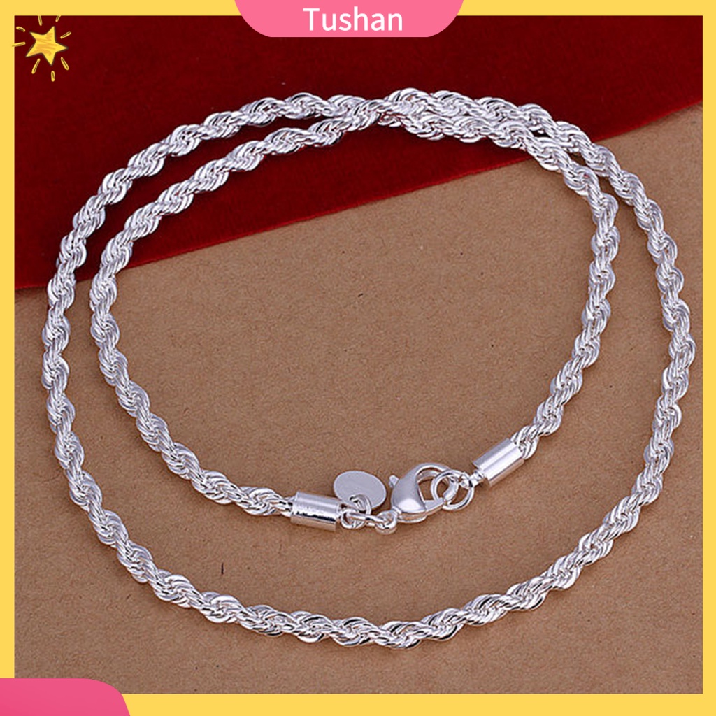 Vòng tay mạ bạc dạng dây xích thiết kế thanh lịch giản dị