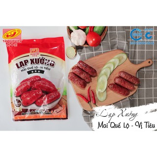 Lạp xưởng heo tiêu tân huê viên 3 sao 500g