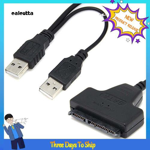 Dây cáp chuyển đổi USB 2.0 qua ổ cứng 7+15 ATA SATA 2.0 HDD/SSD 22 chấu 2.5&quot;