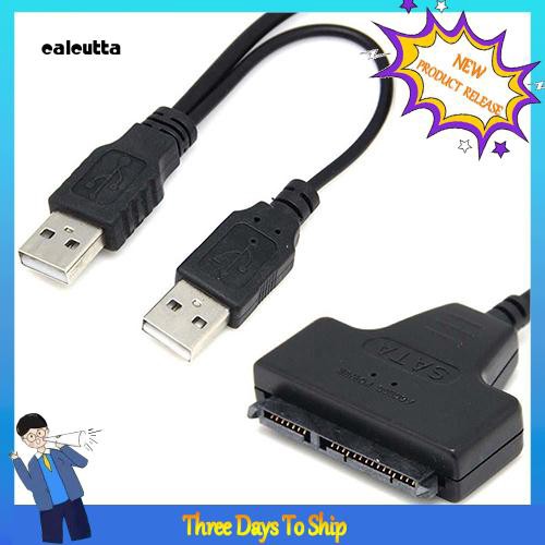 Dây cáp chuyển đổi USB 2.0 qua ổ cứng 7+15 ATA SATA 2.0 HDD/SSD 22 chấu 2.5"