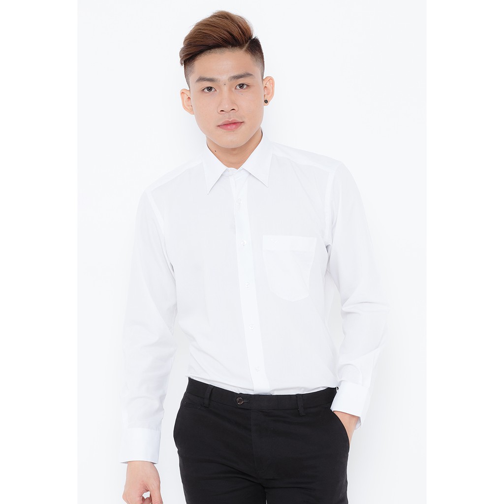 Áo Sơ Mi Dài Tay Trắng Classic Vĩnh Tiến 275
