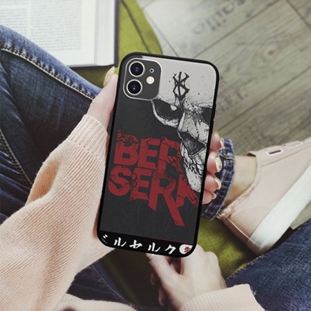Ốp Lưng Ip Pro max Truyện Tranh Anime Berserk Khuôn Mặt Đầu Lâu Nhựa Dẻo cho IPHONE SAMSUNG MANGA00082
