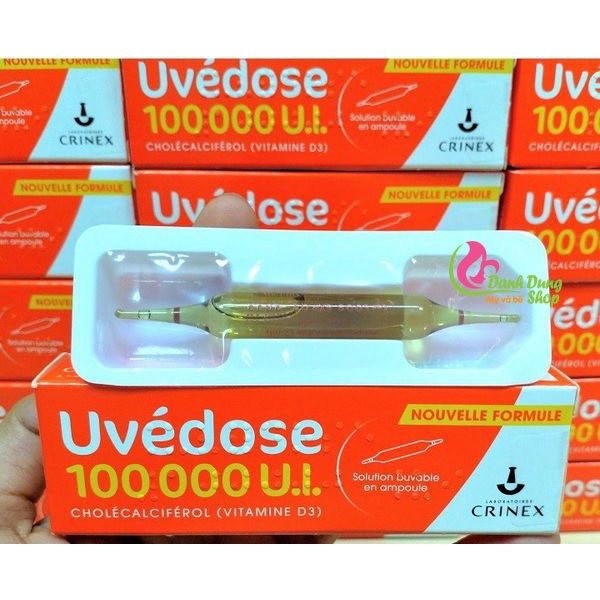 Vitamin D3 Uvedose Liều Cao 100000 UI-1 Của Pháp Liều Cho 3 Tháng