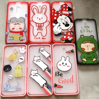 Oppo Reno 2F Ốp lưng viền dẻo in hình có jack chống bụi