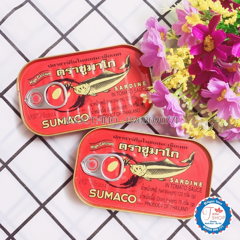 Cá hộp sốt cà Sumaco Thái Lan - 125g