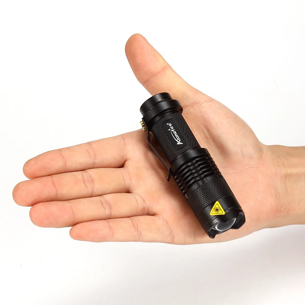 Đèn pin ALONEFIRE SK68 LED mini 2000lm CREE Q5 vỏ nhôm chống thấm nước dành cho cắm trại du lịch