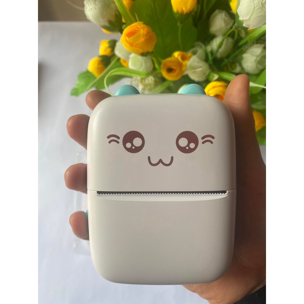 Máy in nhiệt mini cầm tay Bluetool, máy in đơn hàng, bill thanh toán mini