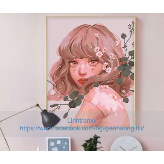 (sẵn) Tranh sơn dầu số hóa kích thước 40x50cm (có khung) | BigBuy360 - bigbuy360.vn