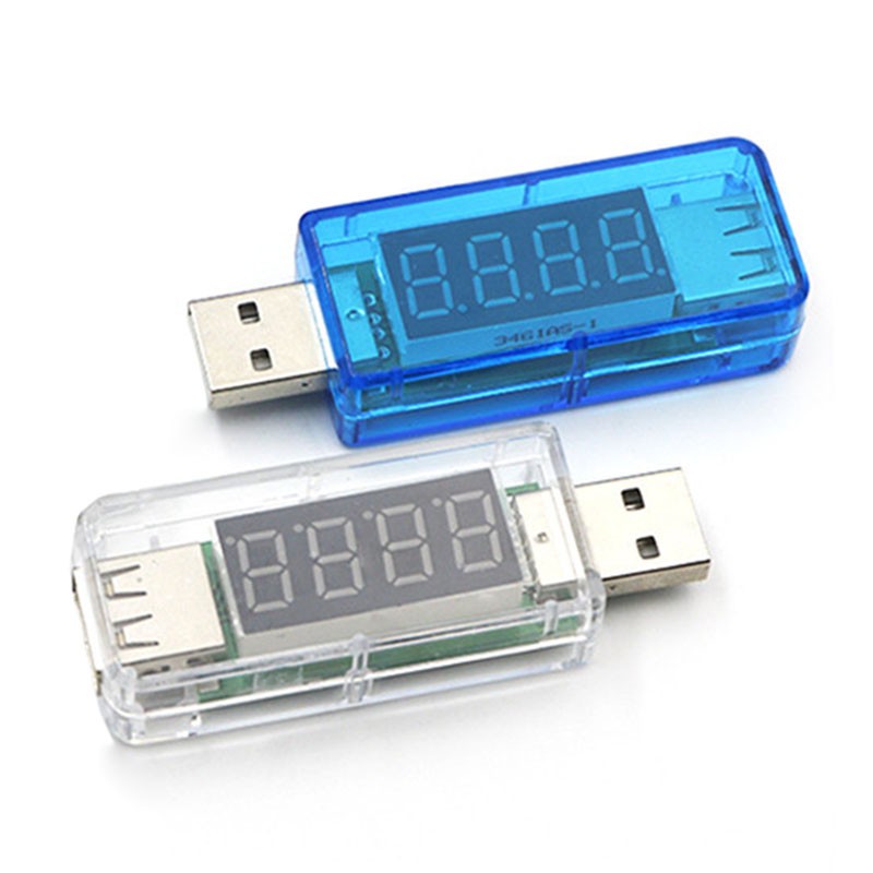 Bộ sạc USB mini Bác sĩ vôn kế Ampe kế kỹ thuật số USB Điện thoại di động Sạc điện áp hiện tại Máy đo điện áp