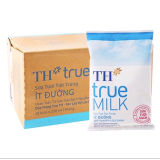 SỮA BỊCH TH TRUE MILK 220ml*24b (Có Đường/ Ít Đường/ Không Đường)