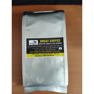 Cà Phê Mix Robusta - Arabica - Culi Lada Farm (Túi 500Gram)
