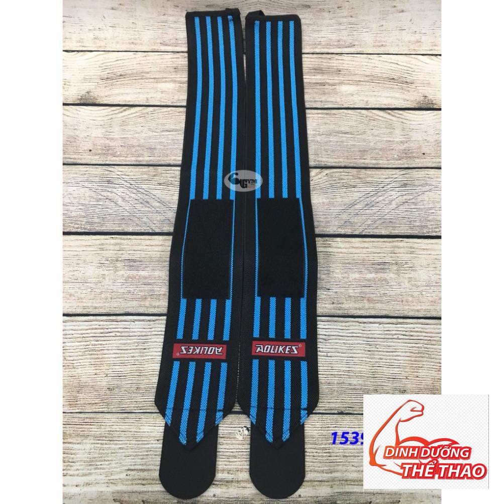 Bảo vệ cổ tay cao cấp Phụ Kiện Gym Aolikes Băng Quấn cổ tay 4 sọc (2 chiếc) (1539).