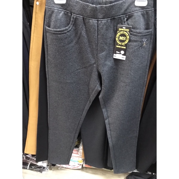 Quần Kaki Thun Nữ 2 Màu Đậm Nhạt Free Size 45-73kg