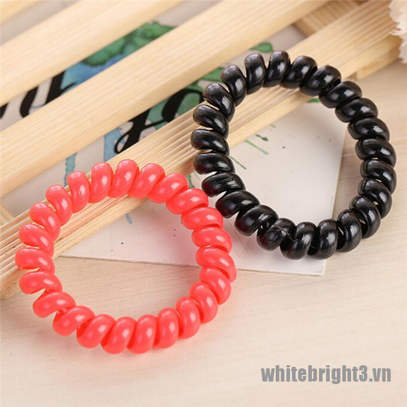 Bộ 10 Lò Xo Co Giãn Màu Trắng Chuyên Dụng Tạo Kiểu Tóc