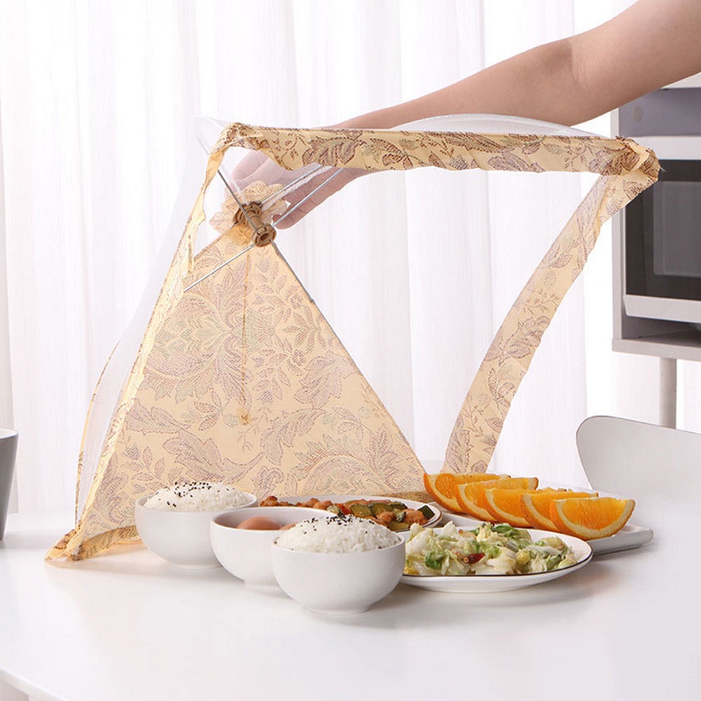 Lồng Bàn Đậy Thức Ăn Bằng Lưới Chống Bụi Và Ruồi Ốp