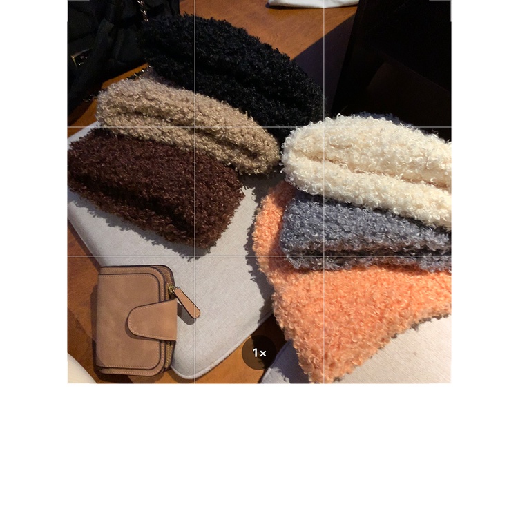 Mũ Len Cuộn Mềm Mại Thời Trang Mùa Đông Đáng Yêu Cho Nữ