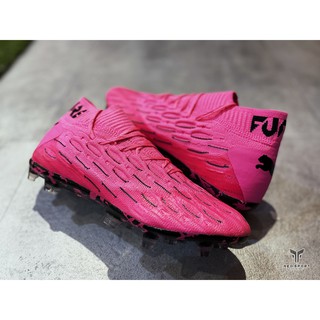 Giày Bóng Đá puma Future bo thun hồng FG