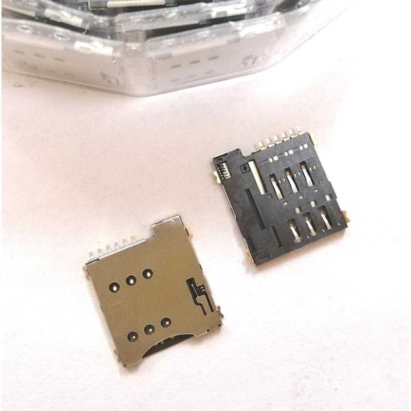 Khay SIM 6P micro SIM socket kiểu hàn dán