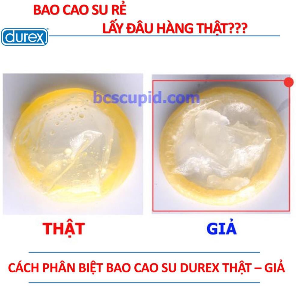 [DUREX CHÍNH HÃNG MẪU MỚI] Combo 10 Bao cao su Siêu mỏng vô hình Durex Invisible + Gel bôi trơn Durex Ky 60g