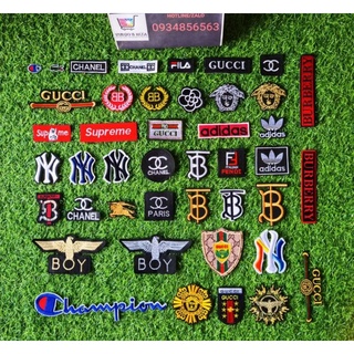 Sticker thêu ủi hình thương hiệu các loại ms8263y78