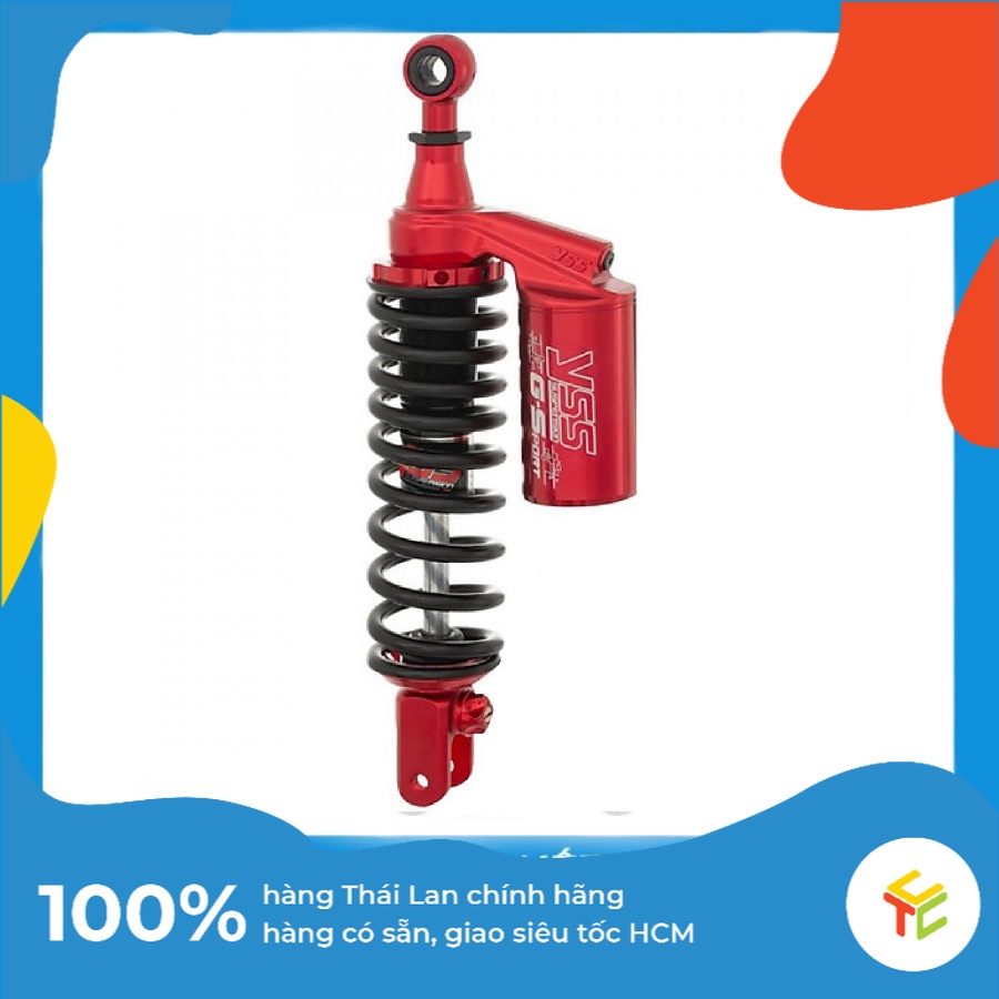 Phuộc YSS Click 125/Vario/Lead 125/Free Go OG302-330TRJ-05-885D Hàng thái chính hãng