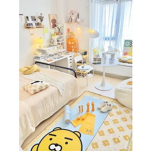 KAKAO FRIENDS Thảm tập yoga TPE cao cấp 7mm, trải sàn nhà hai mặt chống trơn trượt, chống thấm nước, đàn hồi