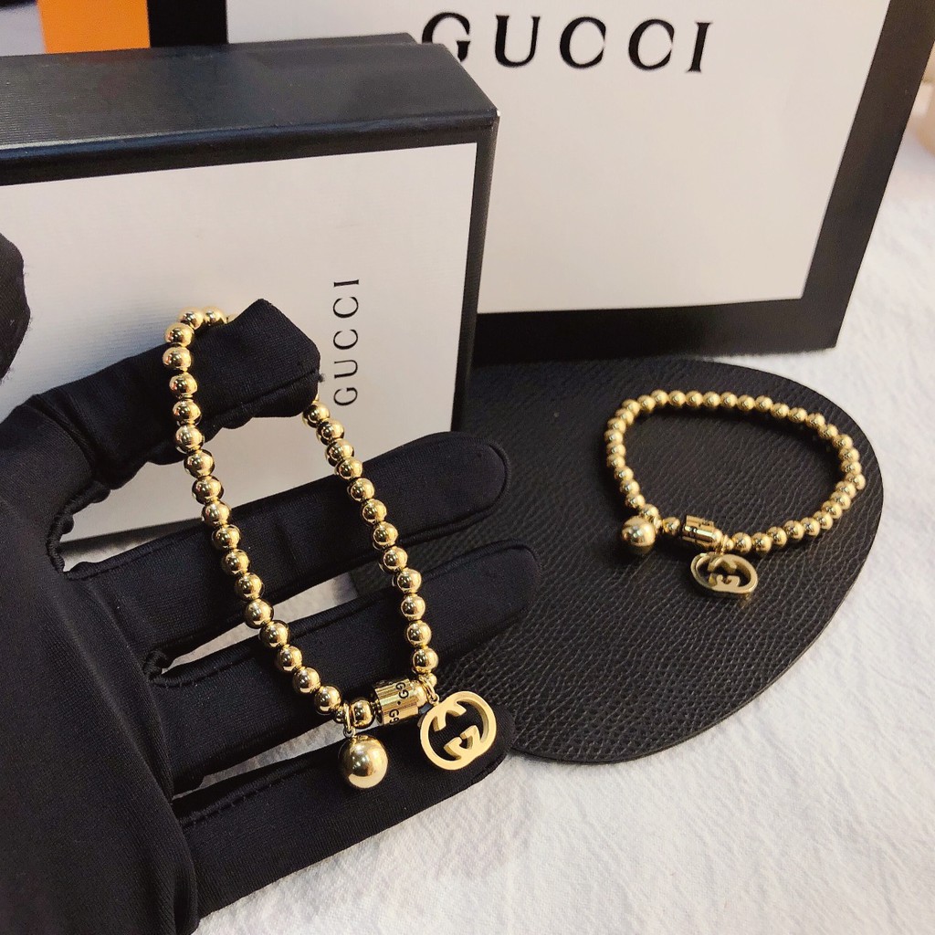 Vòng Tay Đính Hạt Gucci May Mắn