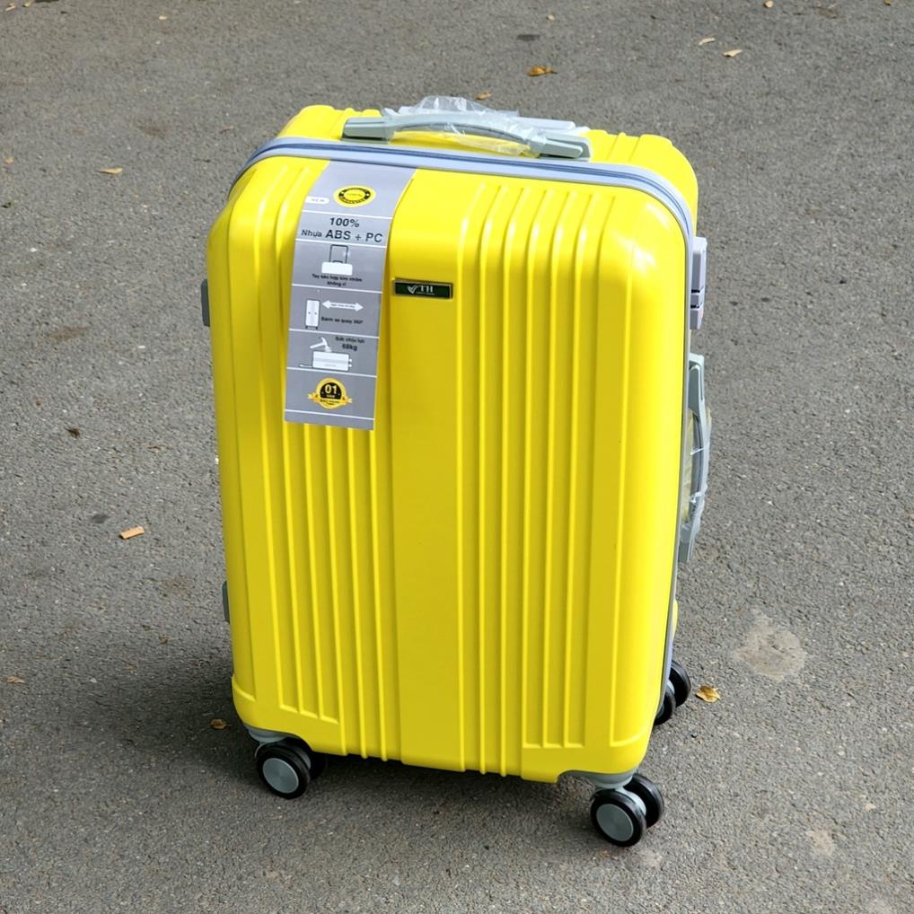 Vali kéo Vali du lich Sọc Đứng Size 20 inch Chống Vỡ Chống Nước Siêu Bền  Bảo hành 6 tháng MS886