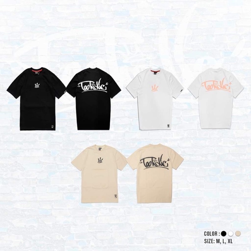 Áo thun unisex nam nữ form rộng oversized signature màu trắng teeholic local brand
