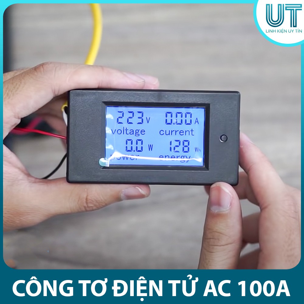 Công Tơ Điện Tử AC 100A ( PZEM-061 Cảm Biến DLXQ20 )