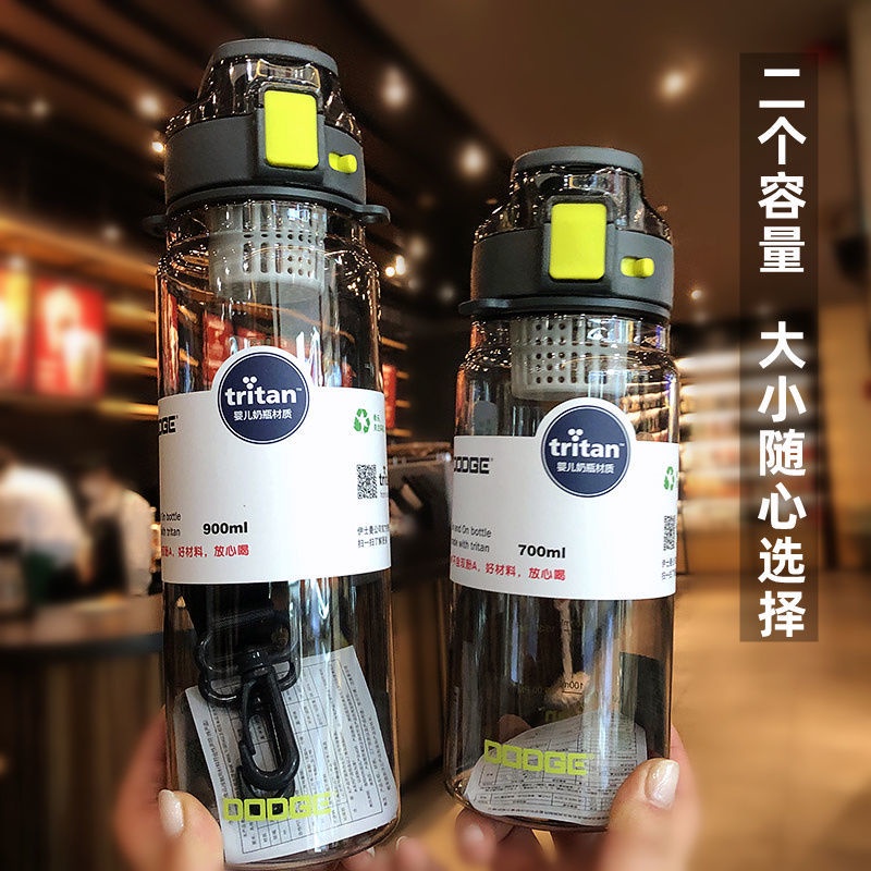 Bình Đựng Nước 700ml/900ml Có Ống Hút Và Tay Cầm Tiện Dụng