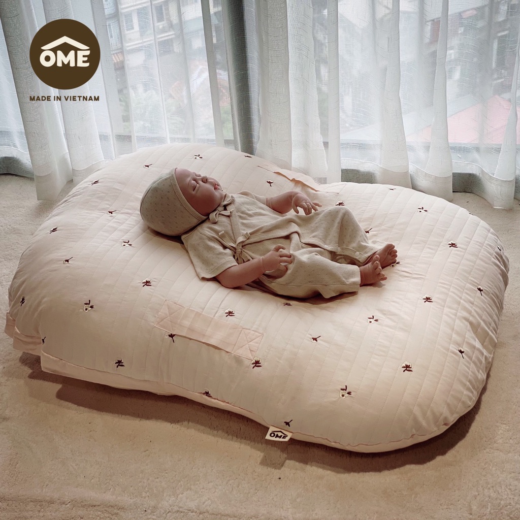 Gối Chống Trào Ngược Khổng Lồ Ome Chống Thấm Thoáng Mát Dùng Cho Bé Từ Sơ Sinh