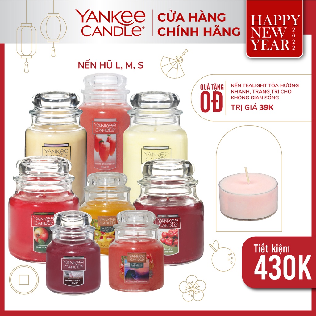 Nến thơm hũ CHÍNH HÃNG Yankee Candle GIÁ TỐT NHẤT