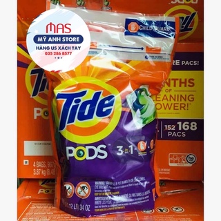 [ CHÍNH HÃNG ] Viên giặt xả Tide Pods 142 viên