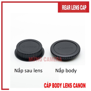 Bộ nắp body và cap đuôi lens Canon DSLR