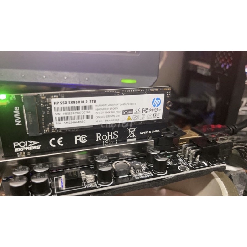 Nvme HP 2Tb EX950 siêu ngon ít dùng