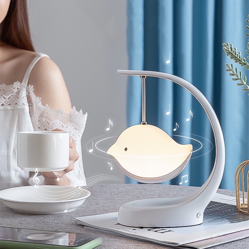 Đèn ngủ kiêm loa bluetooth chim bay 7 màu dễ thương