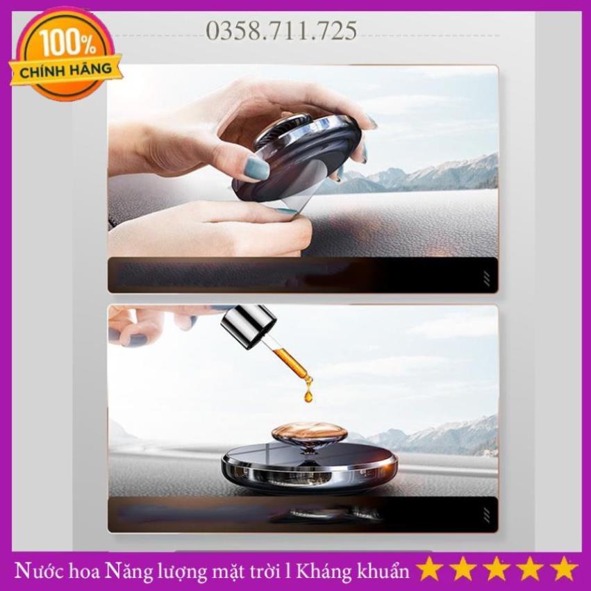 Nước hoa ô tô dùng năng lượng mặt trời tỏa hương,Nước hoa xe hơi tự xoay độc đáo