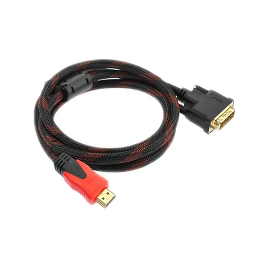 Dây Cáp Chuyển Đổi Dvi Sang Hdmi 1.5M Arigato Độ Nét Cao. Độ Phân Giải 1080P.[Màu Ngẫu Nhiên]