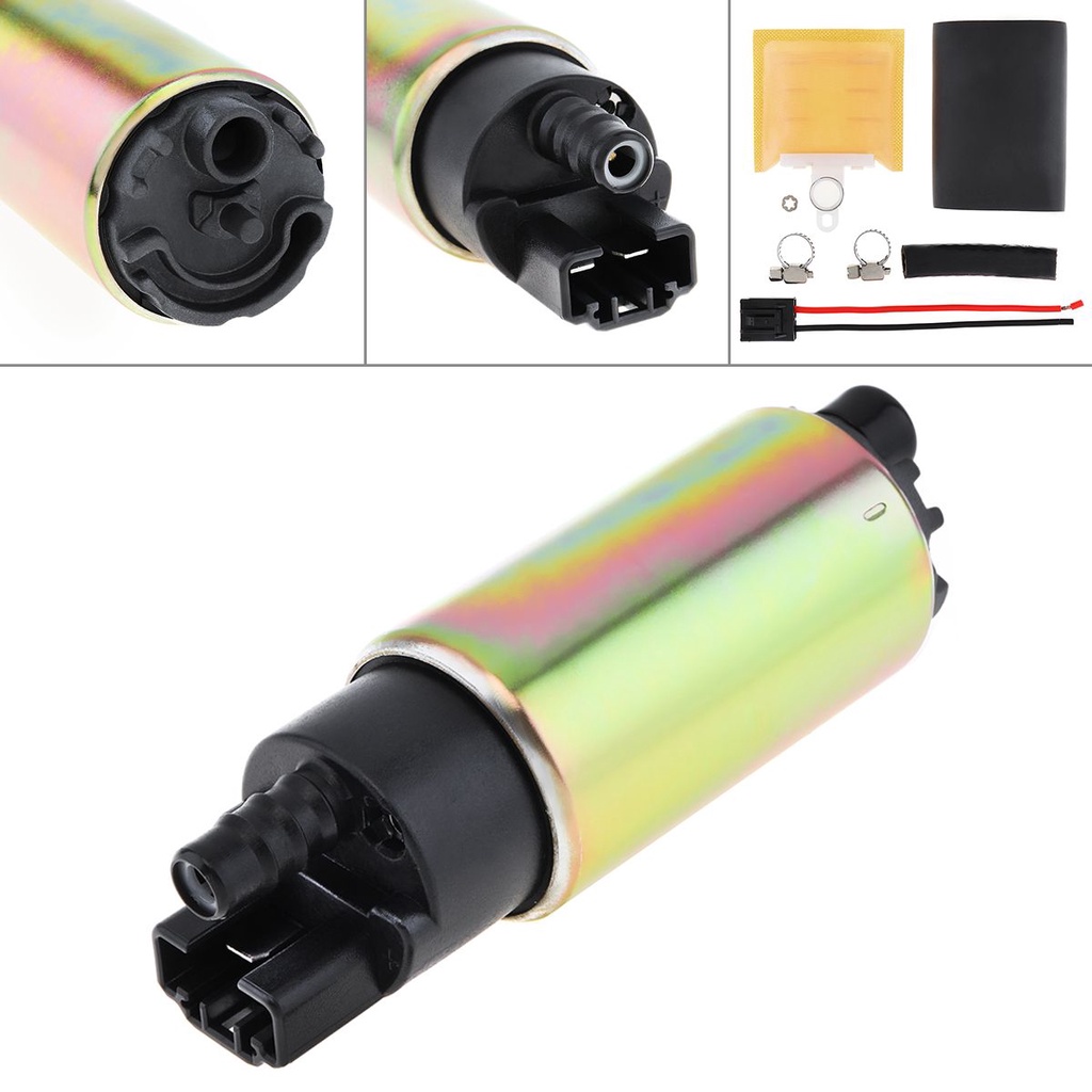 Bơm Nhiên Liệu Điện Lưu Lượng Cao 12V 255 LPH Cho Toyota/Suzuki/Honda/Jeep/KIA/H Hyundai/Mitsubishi