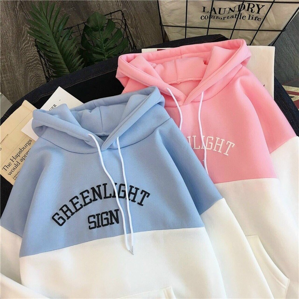 ÁO HOODIE ️💖𝑭𝑹𝑬𝑬𝑺𝑯𝑰𝑷 💖 ÁO khoác HOODIE NỮ greenlight sign DÀY MỊN NHIỀU MÀU AO HOODIE FREE SIZE DƯỚI 60KG SnowGem | BigBuy360 - bigbuy360.vn