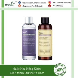 [TOP 1 UY TÍN] Toner Dịu Nhẹ Klairs Supple Preparation