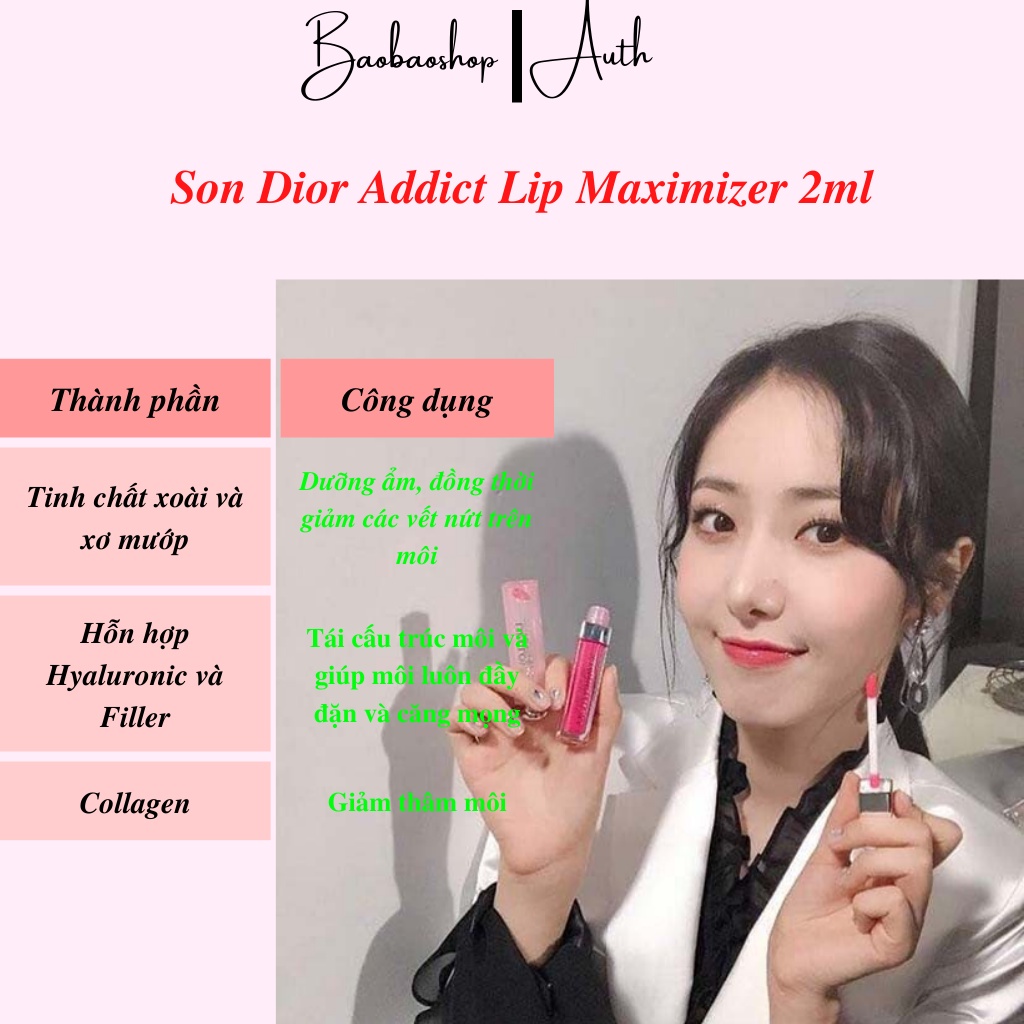 Son Dưỡng Môi Dior Addict Lip Maximizer Mini 2ml