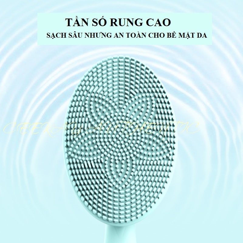 Máy rửa mặt chính hãng CEEKAY  mini có thể massage mặt - kiểu máy chăm sóc da mặt